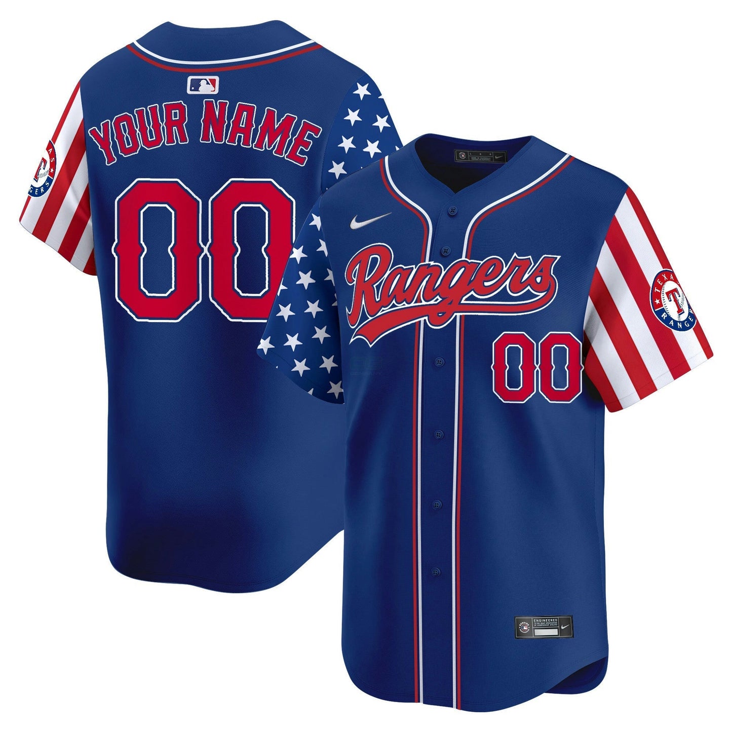 Camisa MLB Texas 2024 Independence Day Vapor Premier Limited Jersey