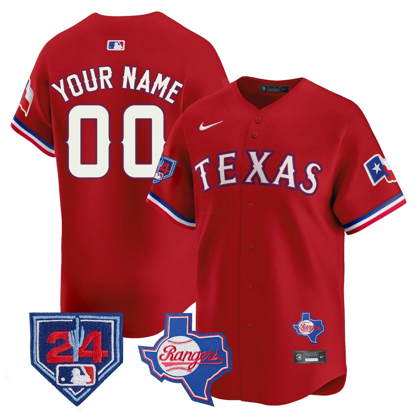 Camisa MLB Texas 2024 Spring Training Patch Vapor Premier Limited Jersey