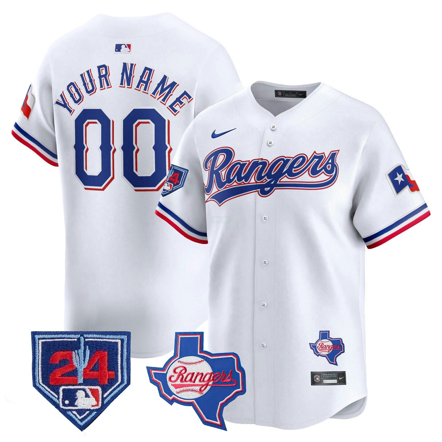 Camisa MLB Texas 2024 Spring Training Patch Vapor Premier Limited Jersey