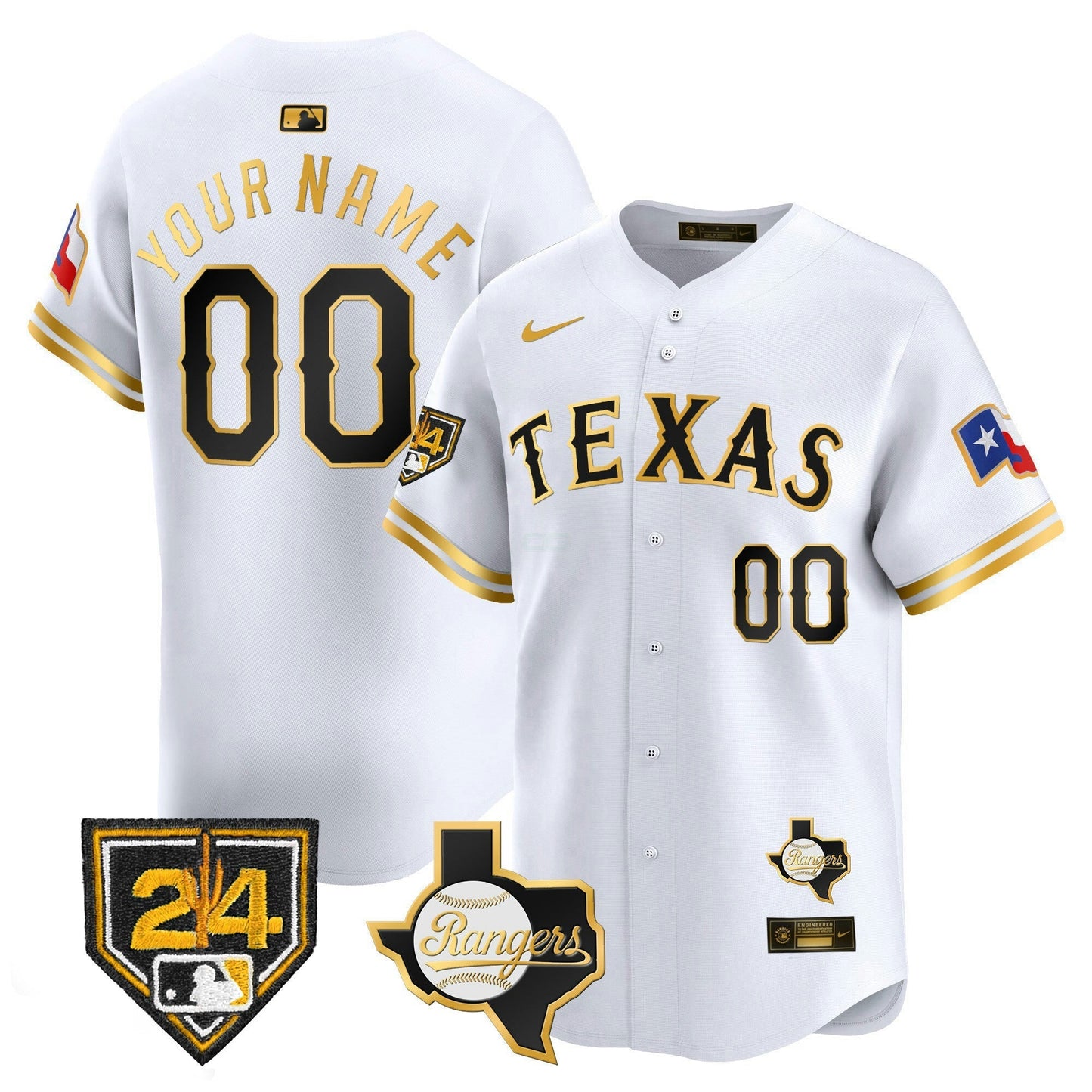 Camisa MLB Texas 2024 Spring Training Patch Vapor Premier Limited Jersey