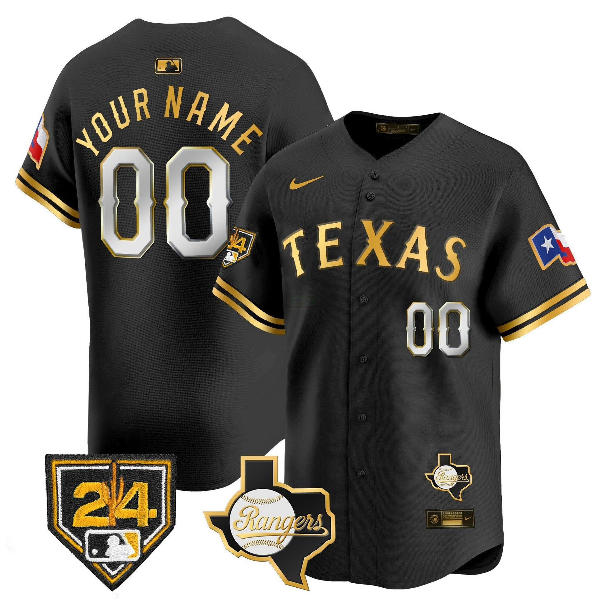 Camisa MLB Texas 2024 Spring Training Patch Vapor Premier Limited Jersey