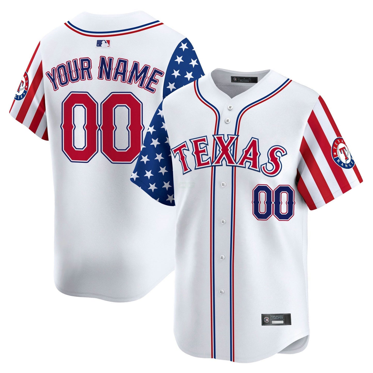Camisa MLB Texas 2025 Independence Day Vapor Premier Limited Jersey