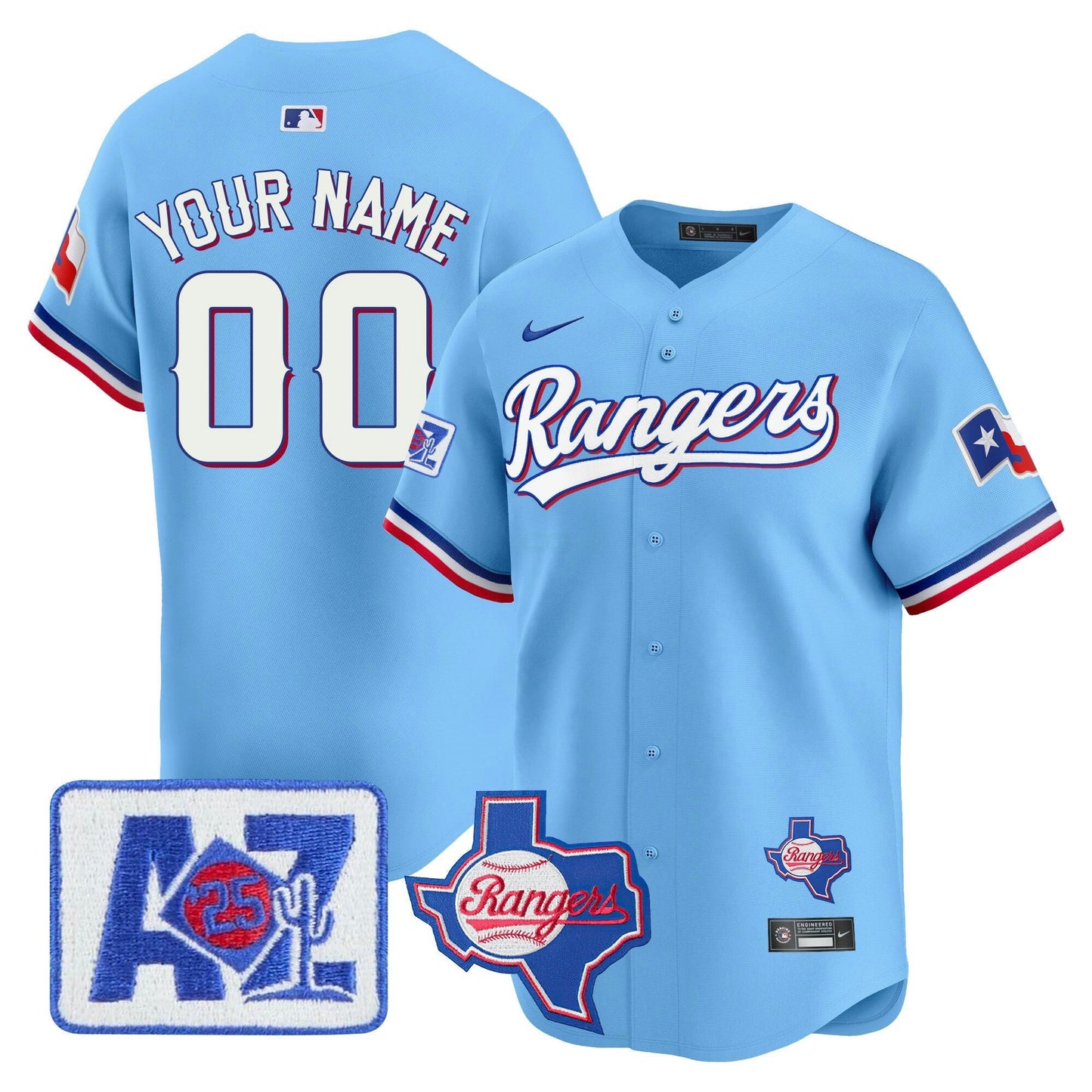 Camisa MLB Texas 2025 Spring Training Patch Vapor Premier Limited Jersey