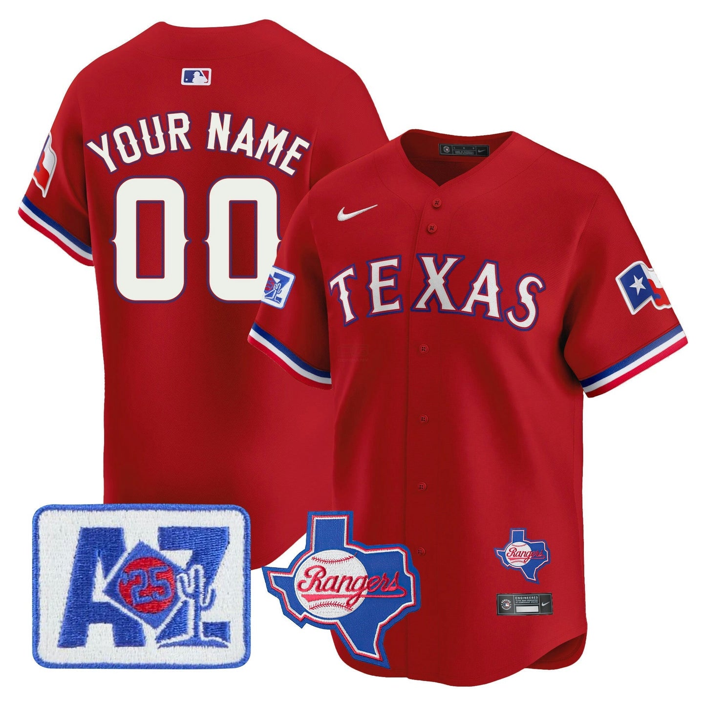 Camisa MLB Texas 2025 Spring Training Patch Vapor Premier Limited Jersey