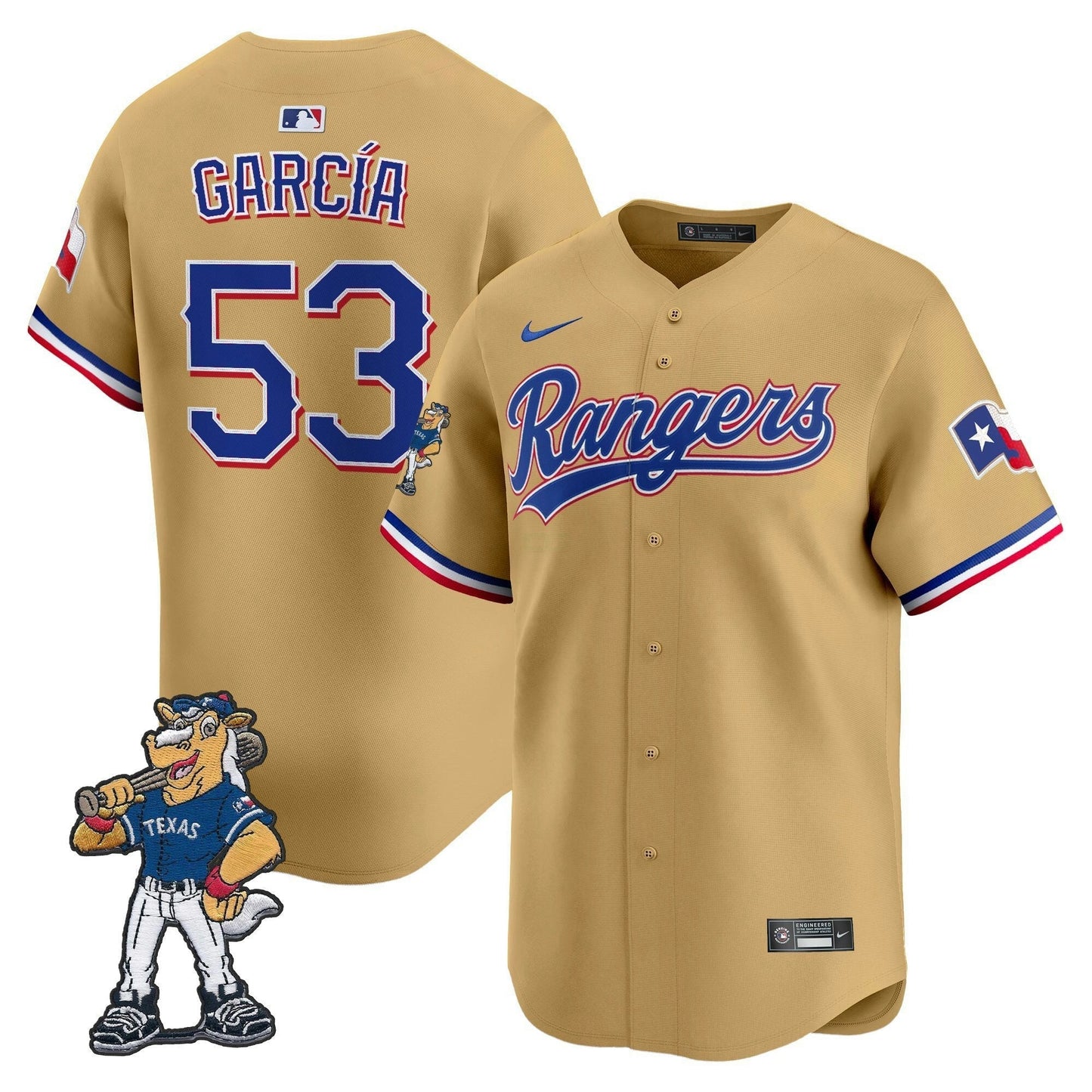 Camisa MLB Texas – Captain Patch Vapor Premier Limited Jersey