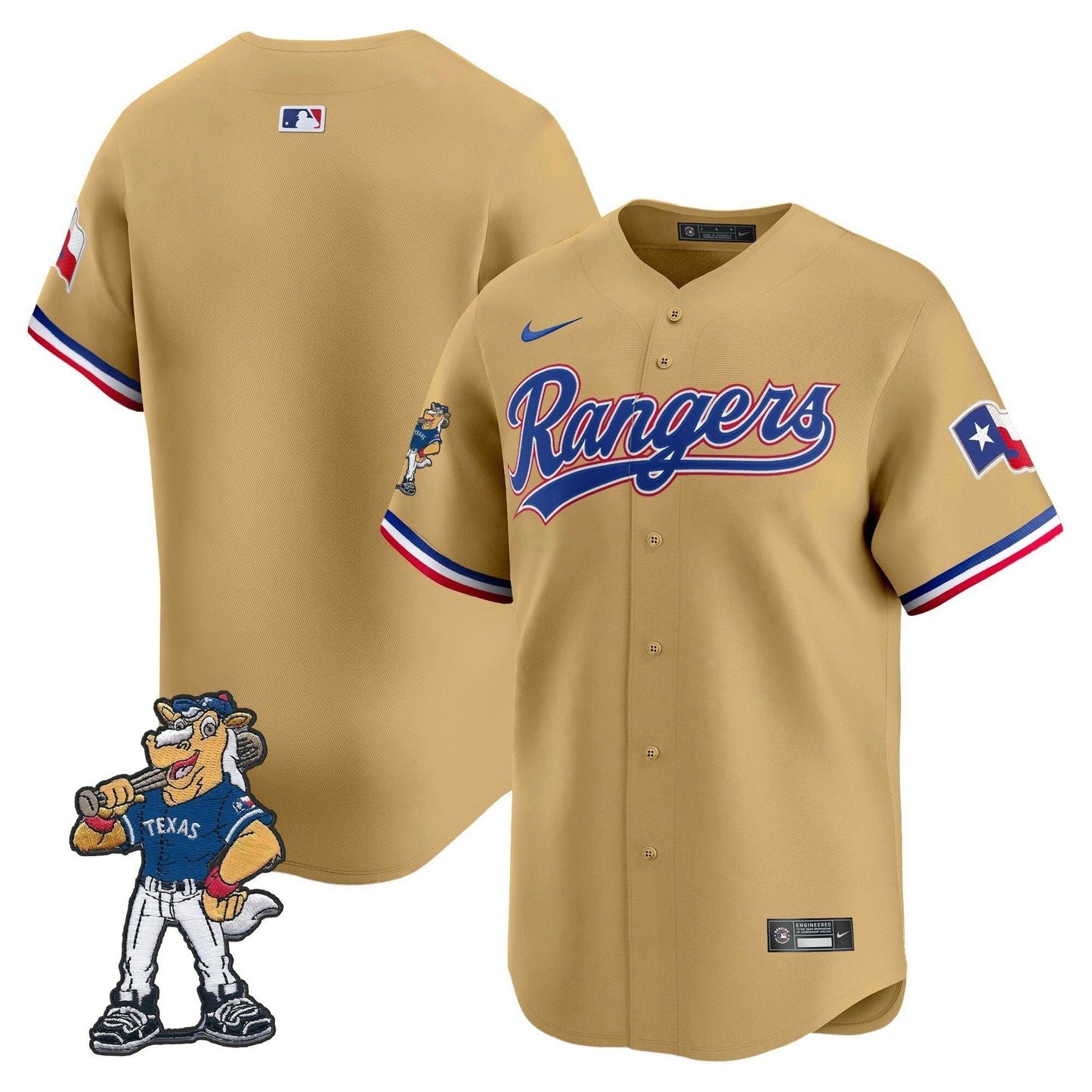 Camisa MLB Texas – Captain Patch Vapor Premier Limited Jersey