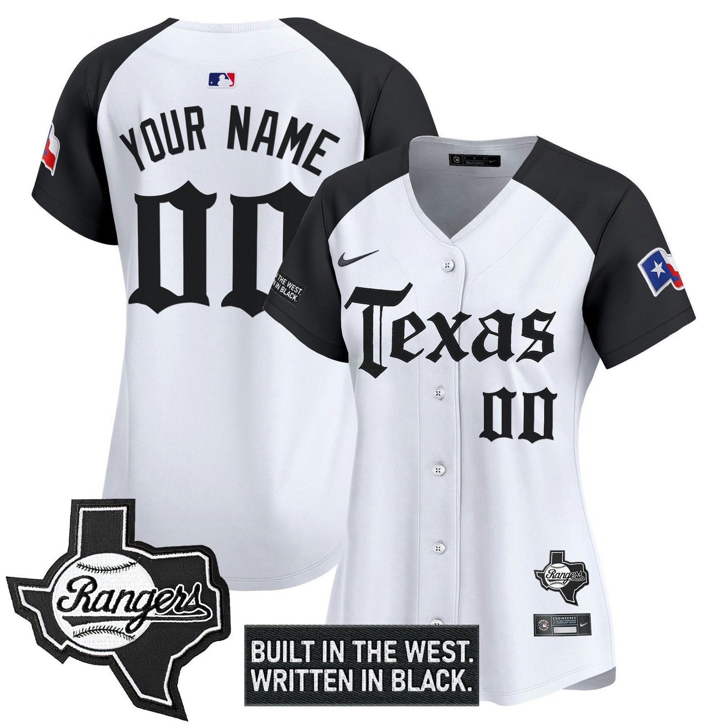 Camisa MLB Texas ‘Gothic Frontier Edition’ Vapor Premier Limited Jersey
