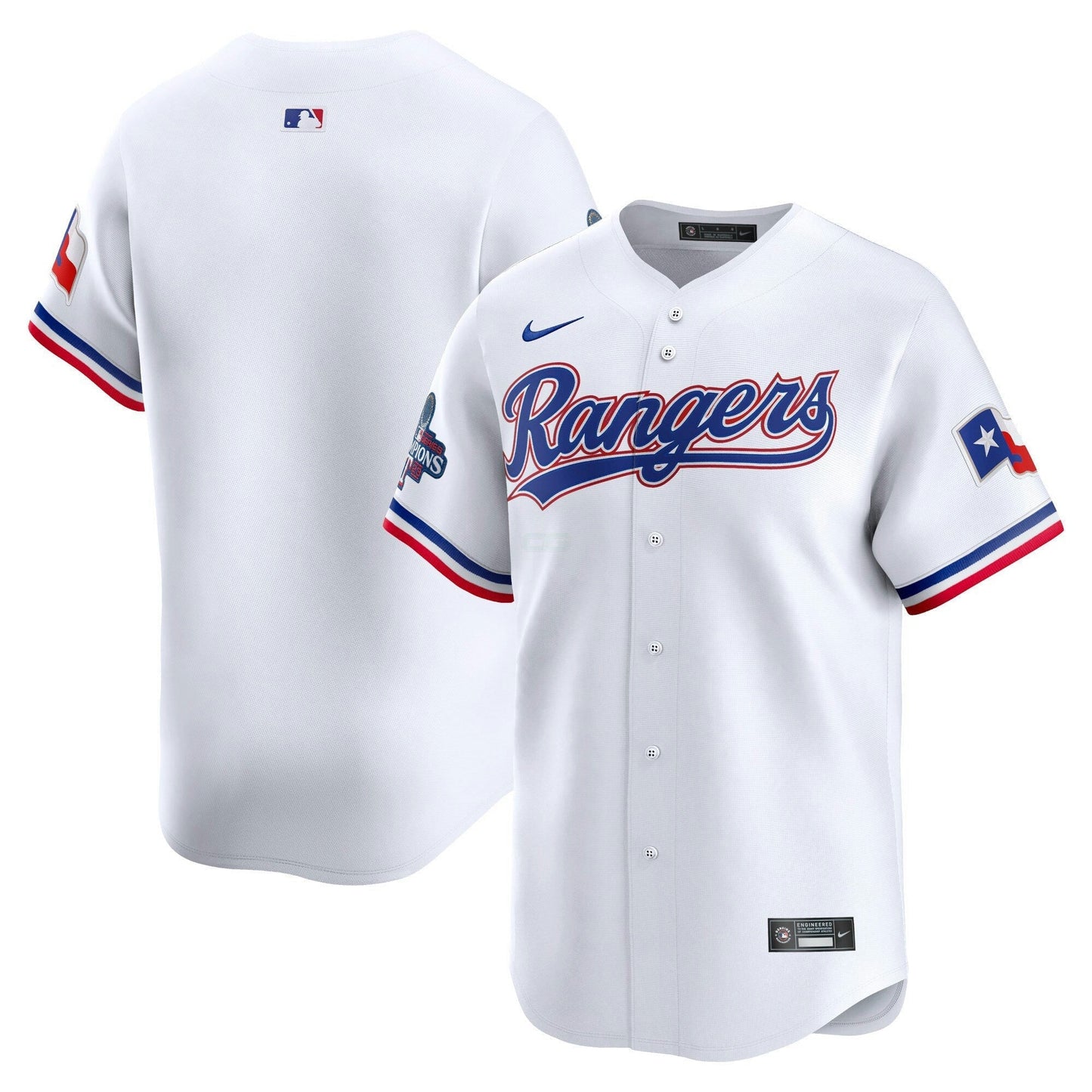 Camisa MLB Texas Home 2023 World Series Champions Limited Jersey – Branca
