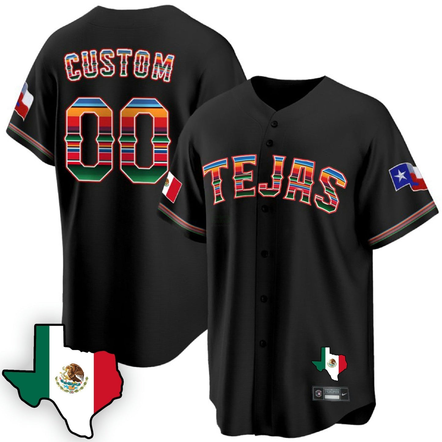 Camisa MLB Texas Mexican Cool Base Jersey V3