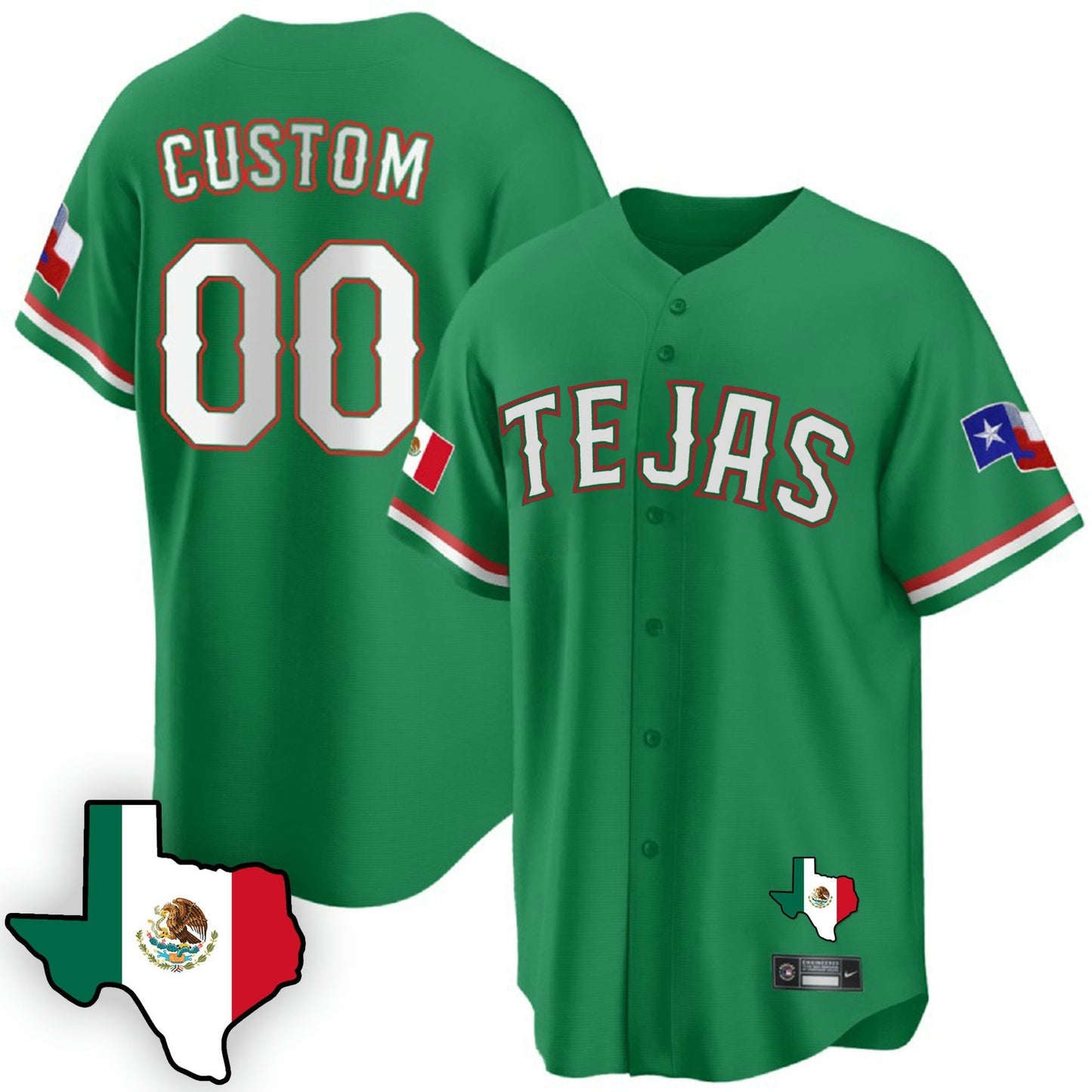 Camisa MLB Texas Mexican Cool Base Jersey V3