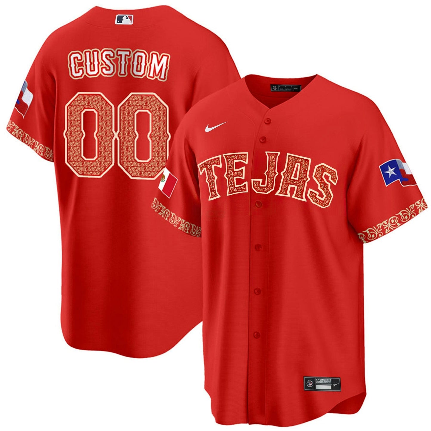 Camisa MLB Texas Mexican Jersey