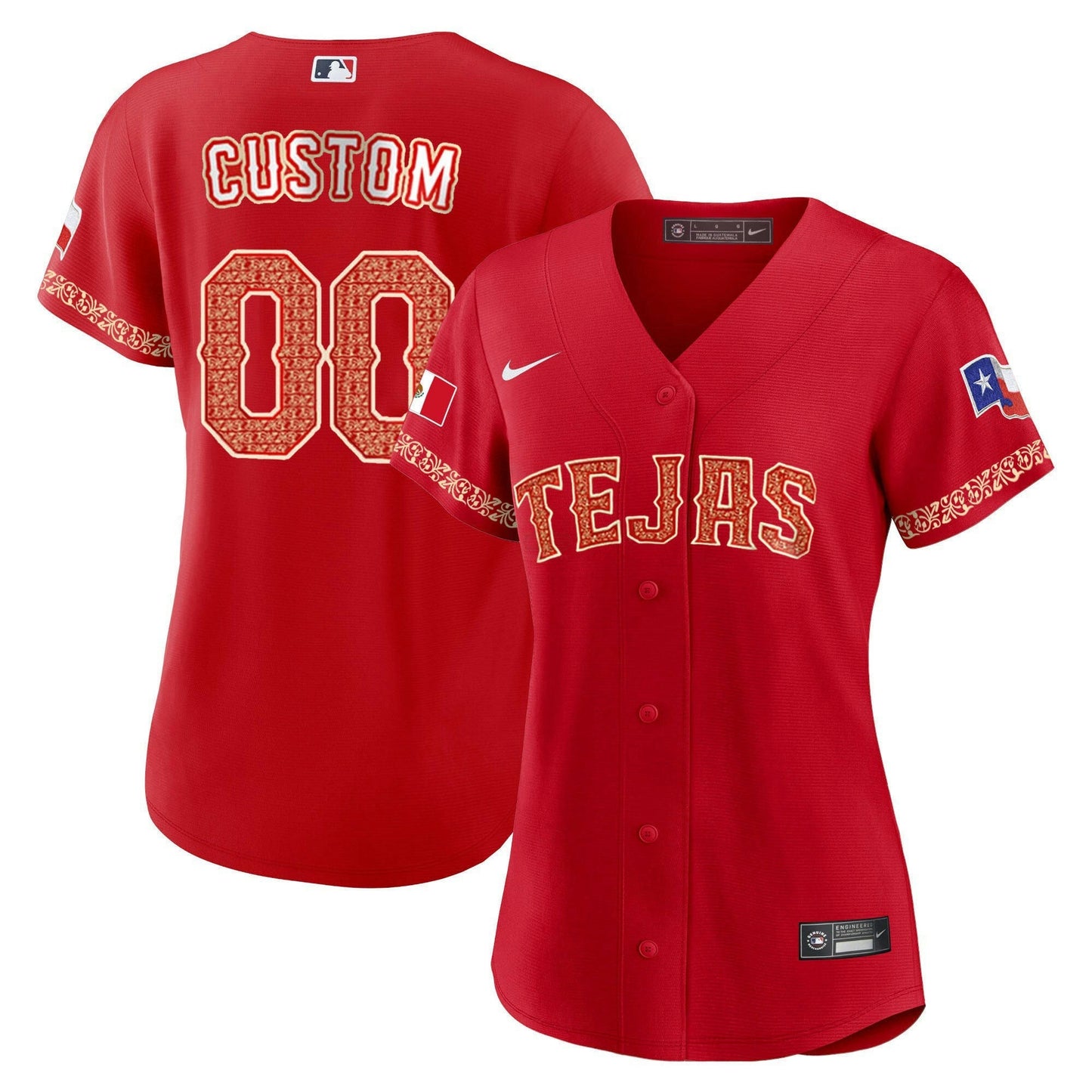Camisa MLB Texas Mexican Jersey V2