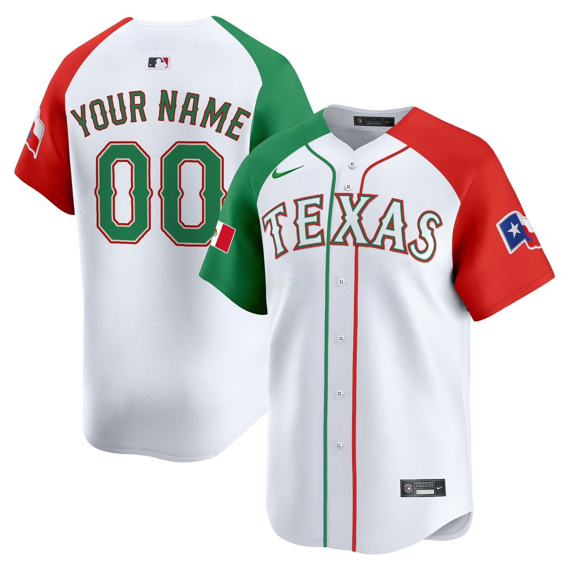Camisa MLB Texas Mexico Vapor Premier Limited Jersey V2