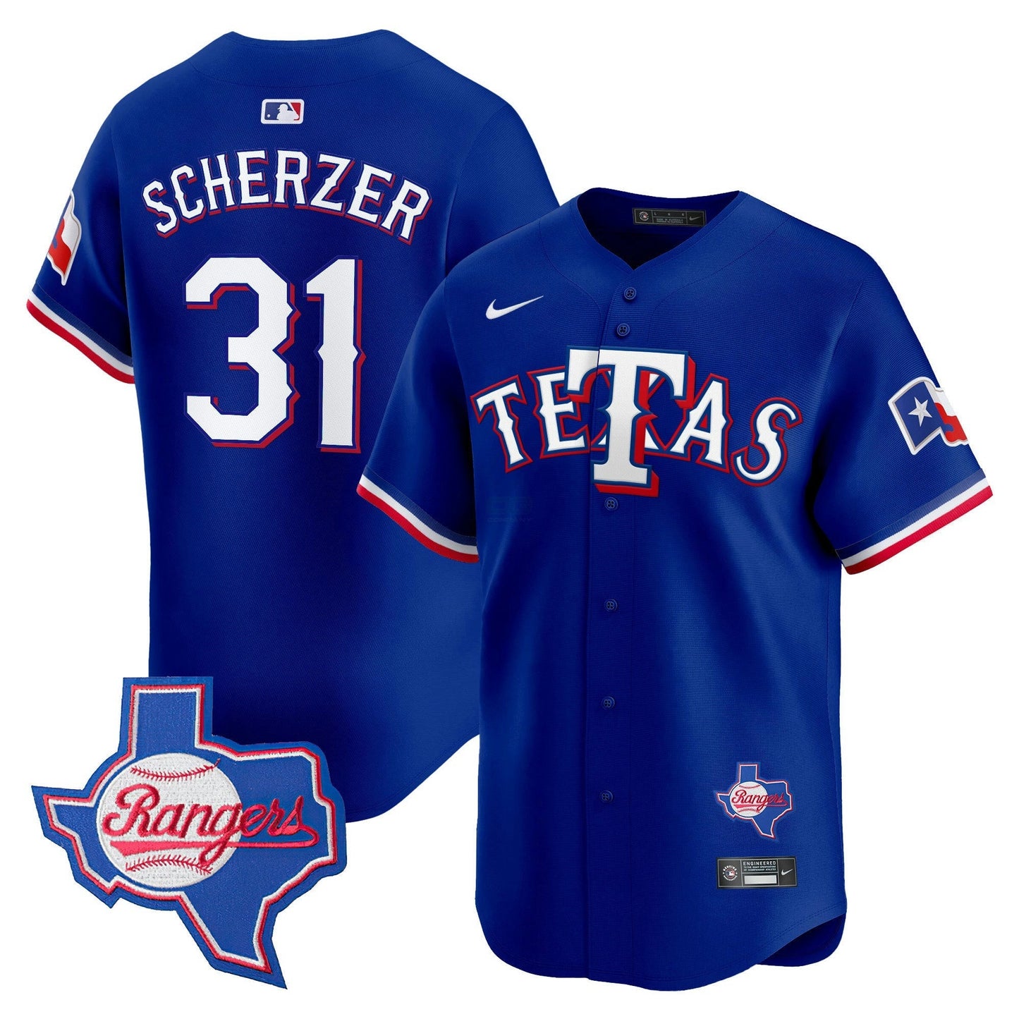 Camisa MLB Texas ‘Tetas’ Vapor Premier Limited Jersey