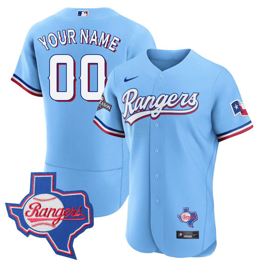 Camisa MLB Texas Texas State Patch Jersey