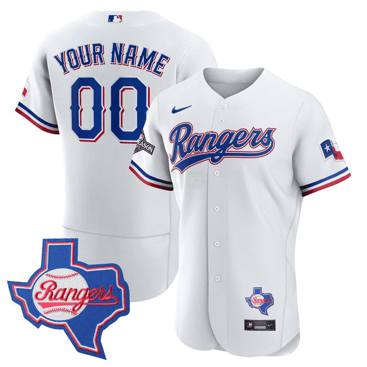 Camisa MLB Texas Texas State Patch Jersey