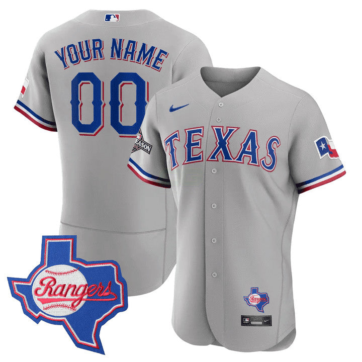Camisa MLB Texas Texas State Patch Jersey