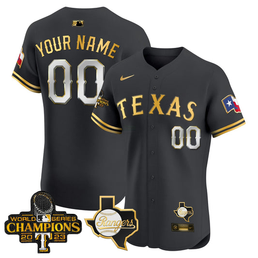 Camisa MLB Texas World Series Champions Vapor Premier Elite Jersey V2