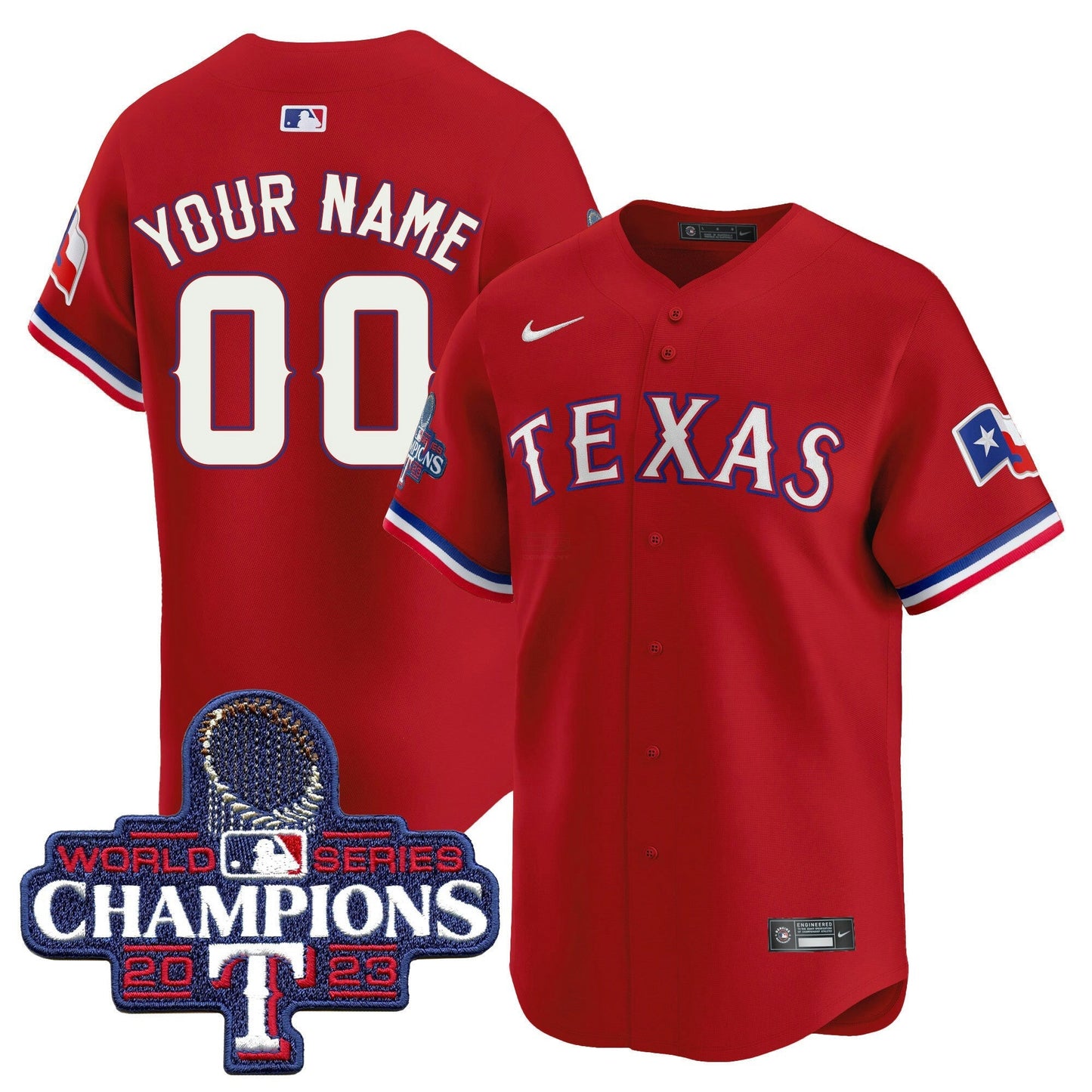 Camisa MLB Texas World Series Champions Vapor Premier Limited Jersey