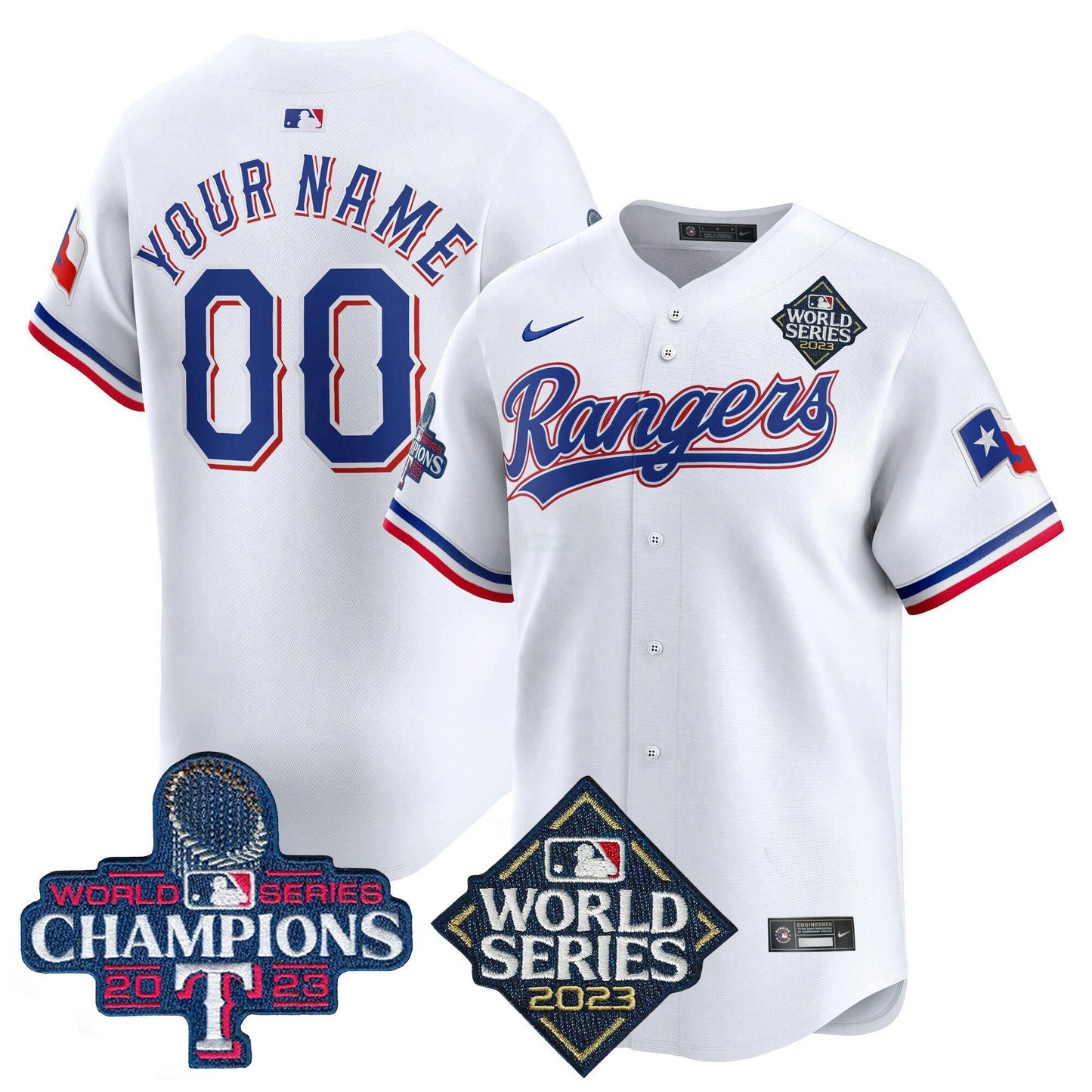 Camisa MLB Texas World Series Champions Vapor Premier Limited Jersey V4