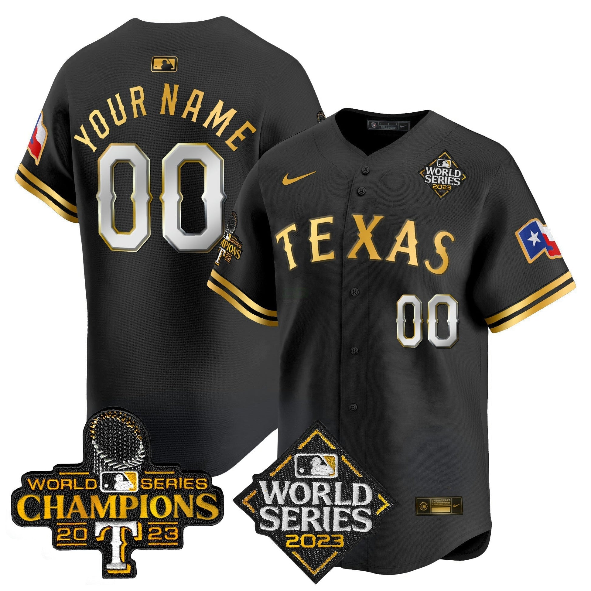 Camisa MLB Texas World Series Champions Vapor Premier Limited Jersey V4