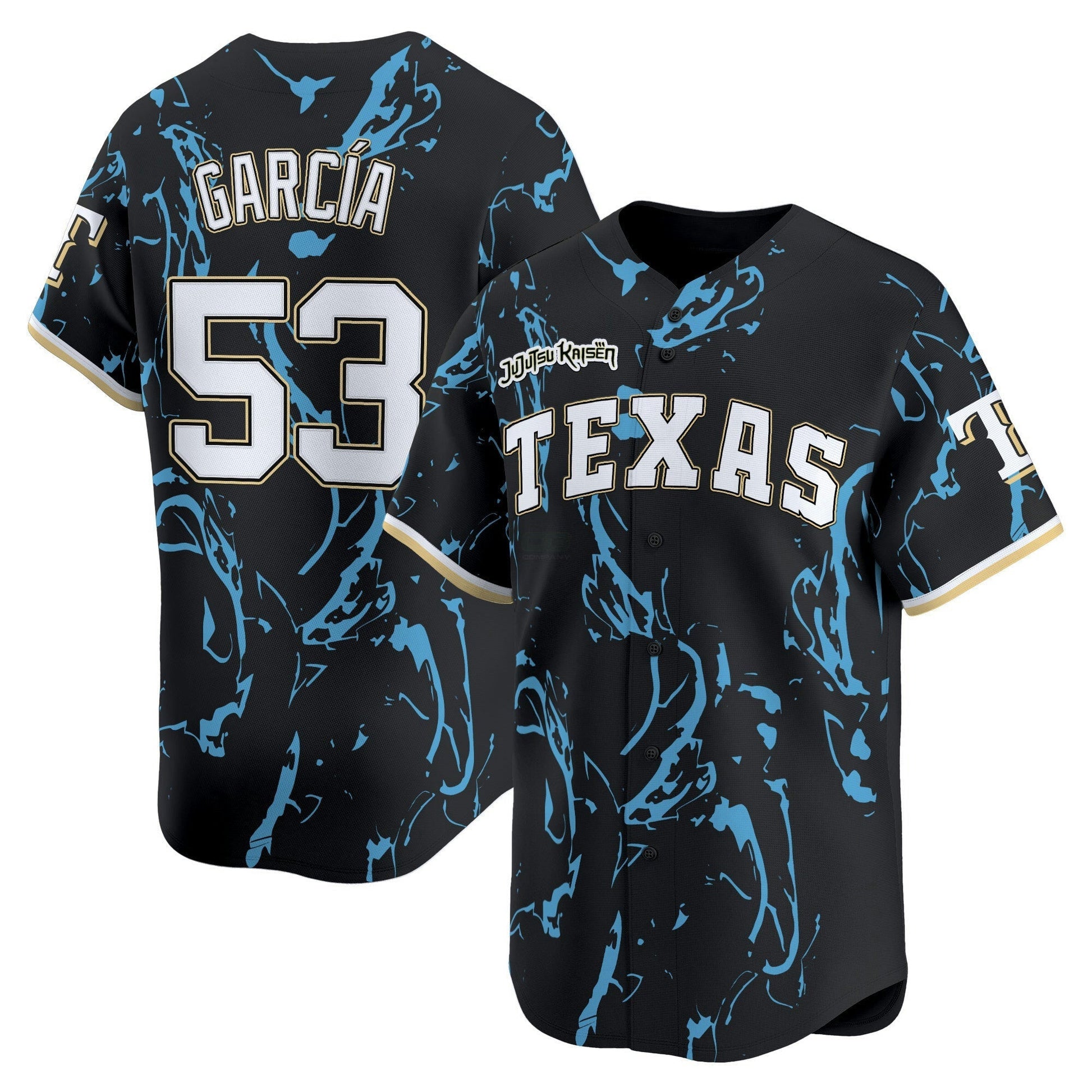 Camisa MLB Texas x Jujutsu Kaisen Vapor Premier Limited Jersey