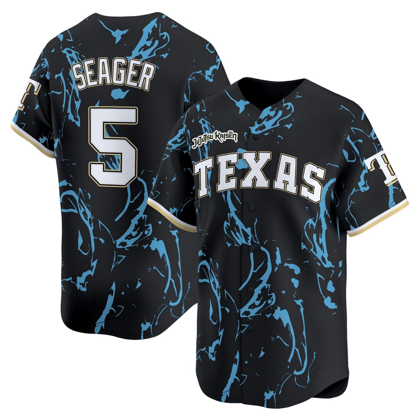 Camisa MLB Texas x Jujutsu Kaisen Vapor Premier Limited Jersey