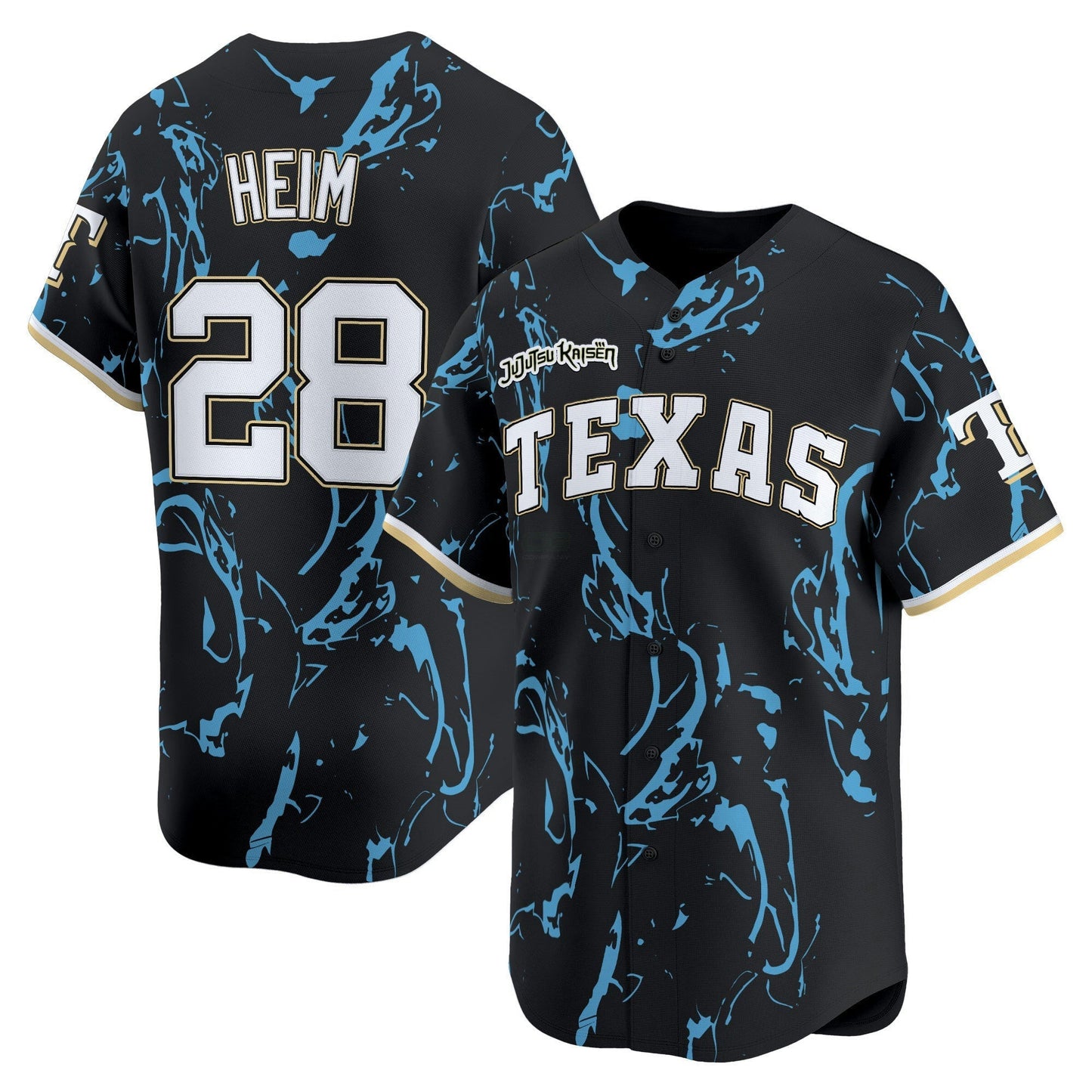 Camisa MLB Texas x Jujutsu Kaisen Vapor Premier Limited Jersey