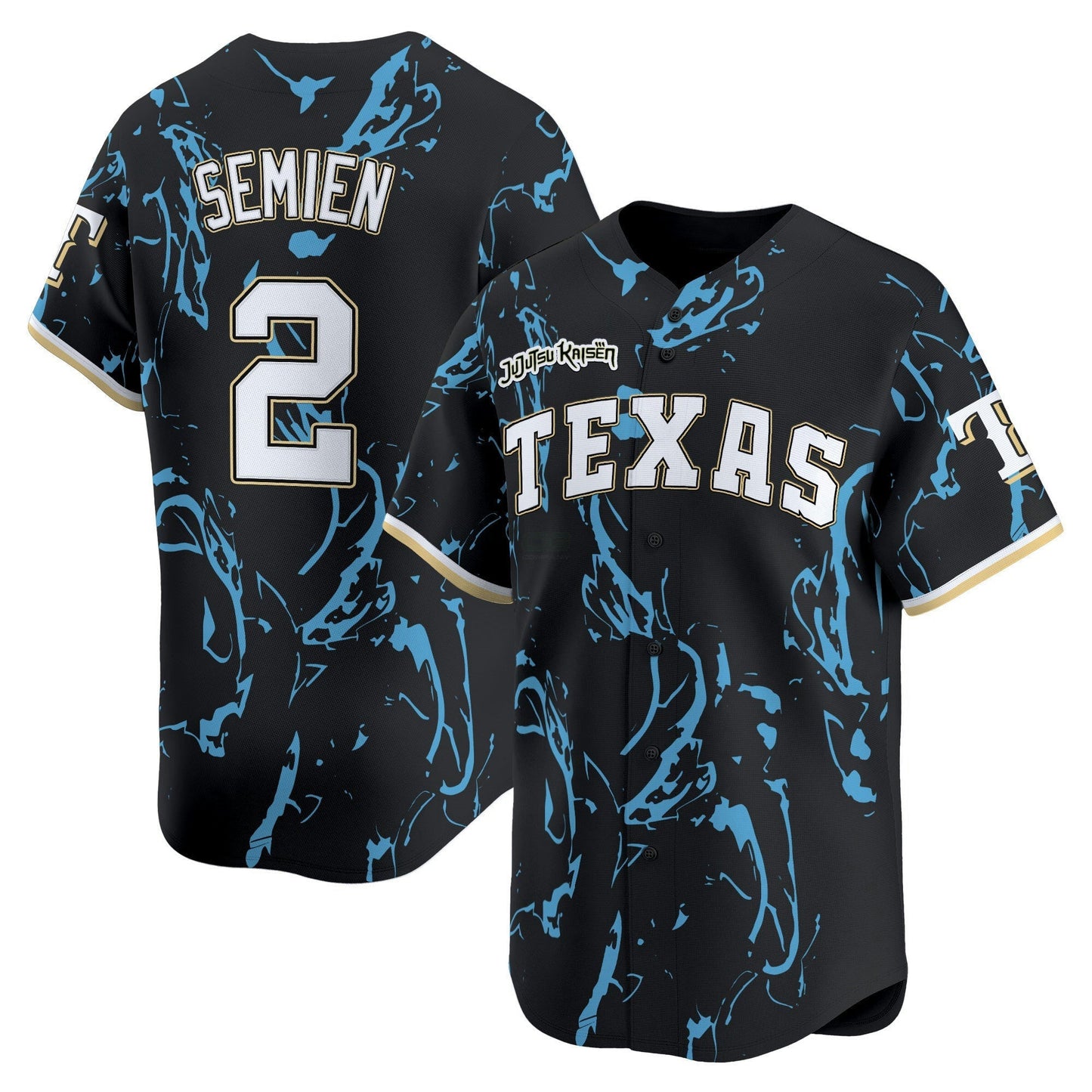 Camisa MLB Texas x Jujutsu Kaisen Vapor Premier Limited Jersey