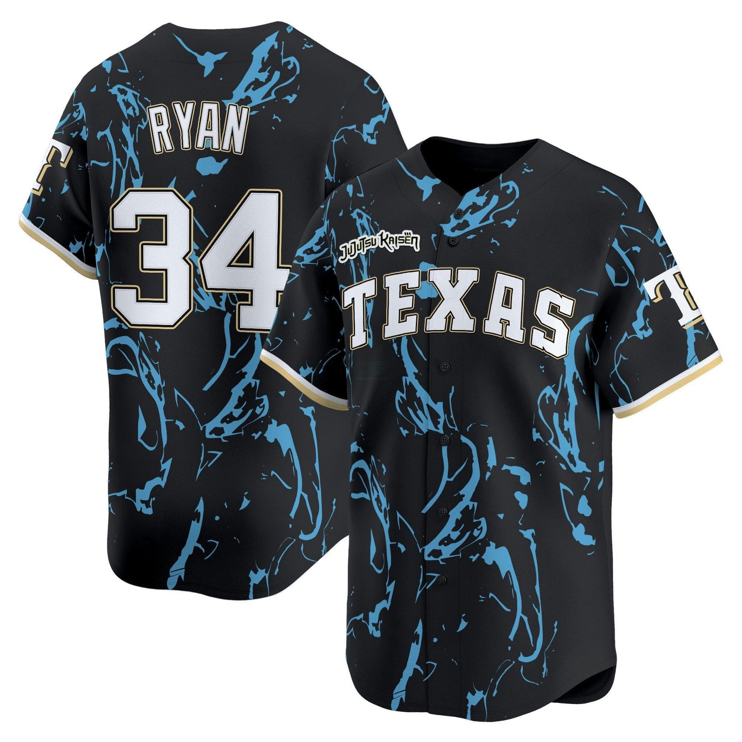 Camisa MLB Texas x Jujutsu Kaisen Vapor Premier Limited Jersey