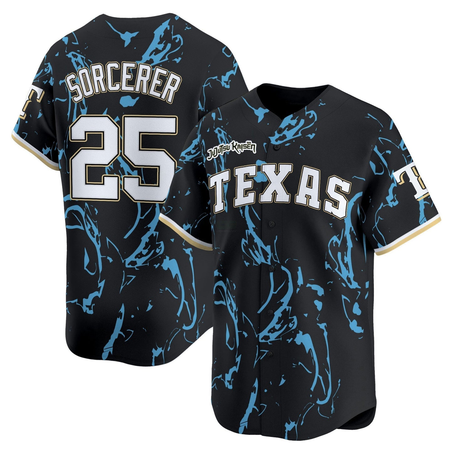 Camisa MLB Texas x Jujutsu Kaisen Vapor Premier Limited Jersey