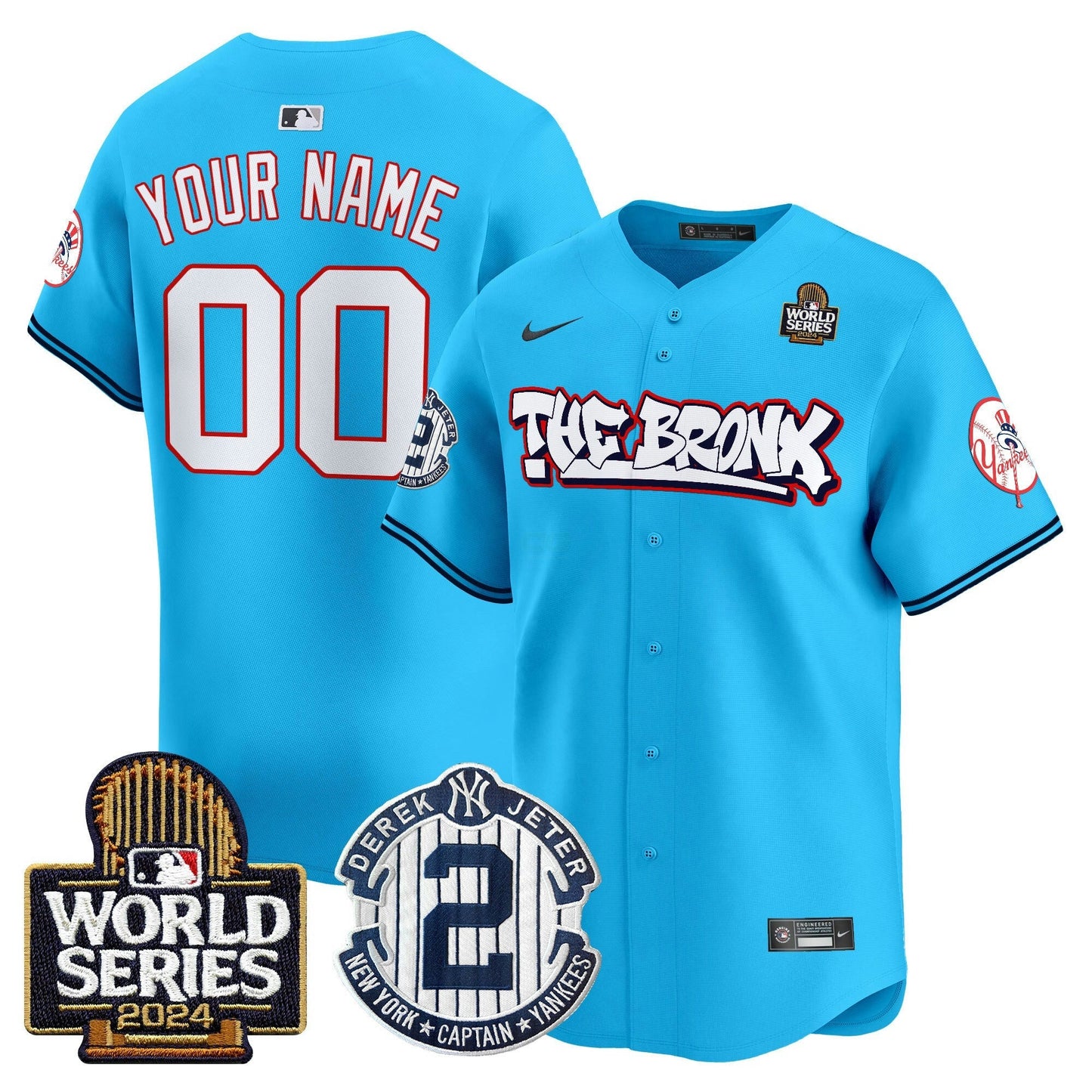 Camisa MLB The Bronx 2024 World Series Vapor Premier Limited Jersey V2
