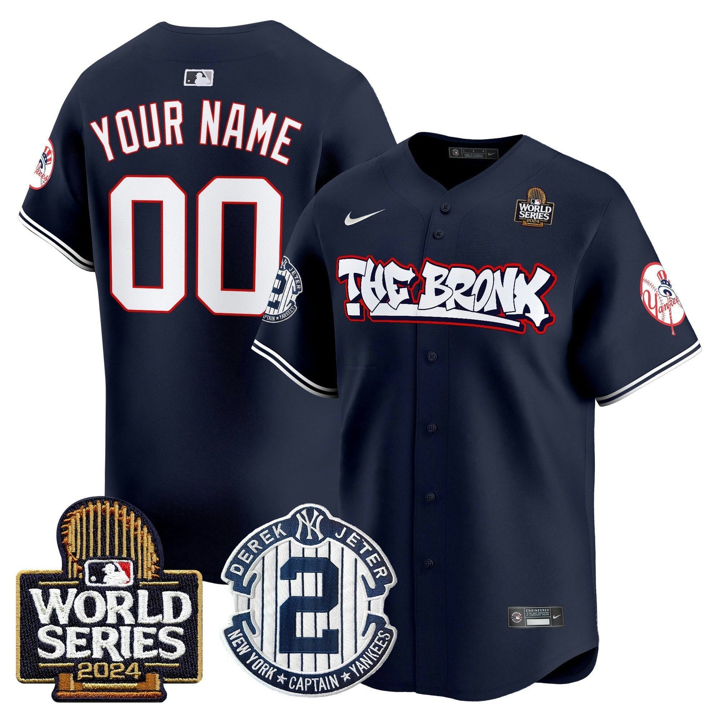 Camisa MLB The Bronx 2024 World Series Vapor Premier Limited Jersey V2