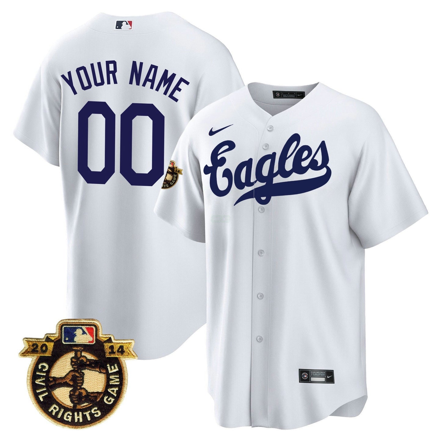 Camisa MLB Throwback 1950 Houston Eagles Jersey