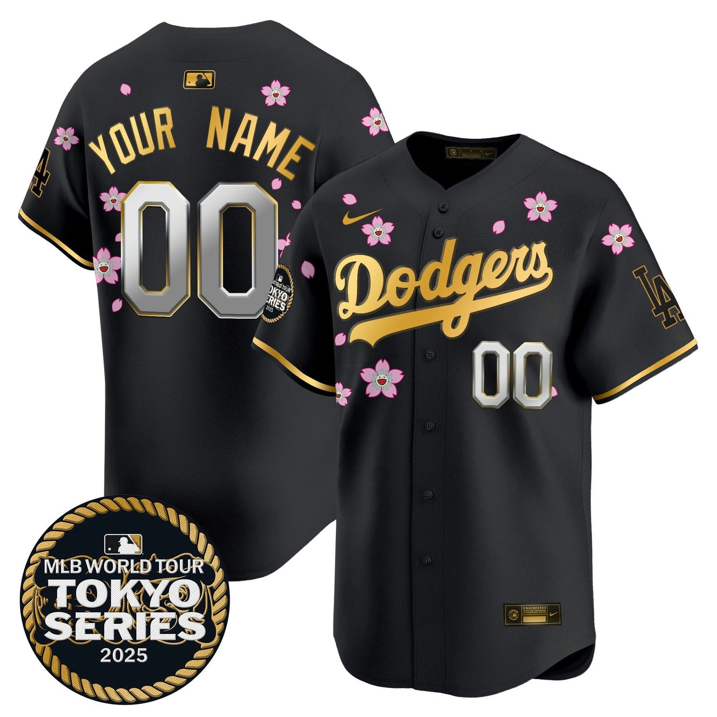 Camisa MLB Tokyo Series 2025 Dourada Trim Vapor Premier Limited Jersey V2 – Stitched
