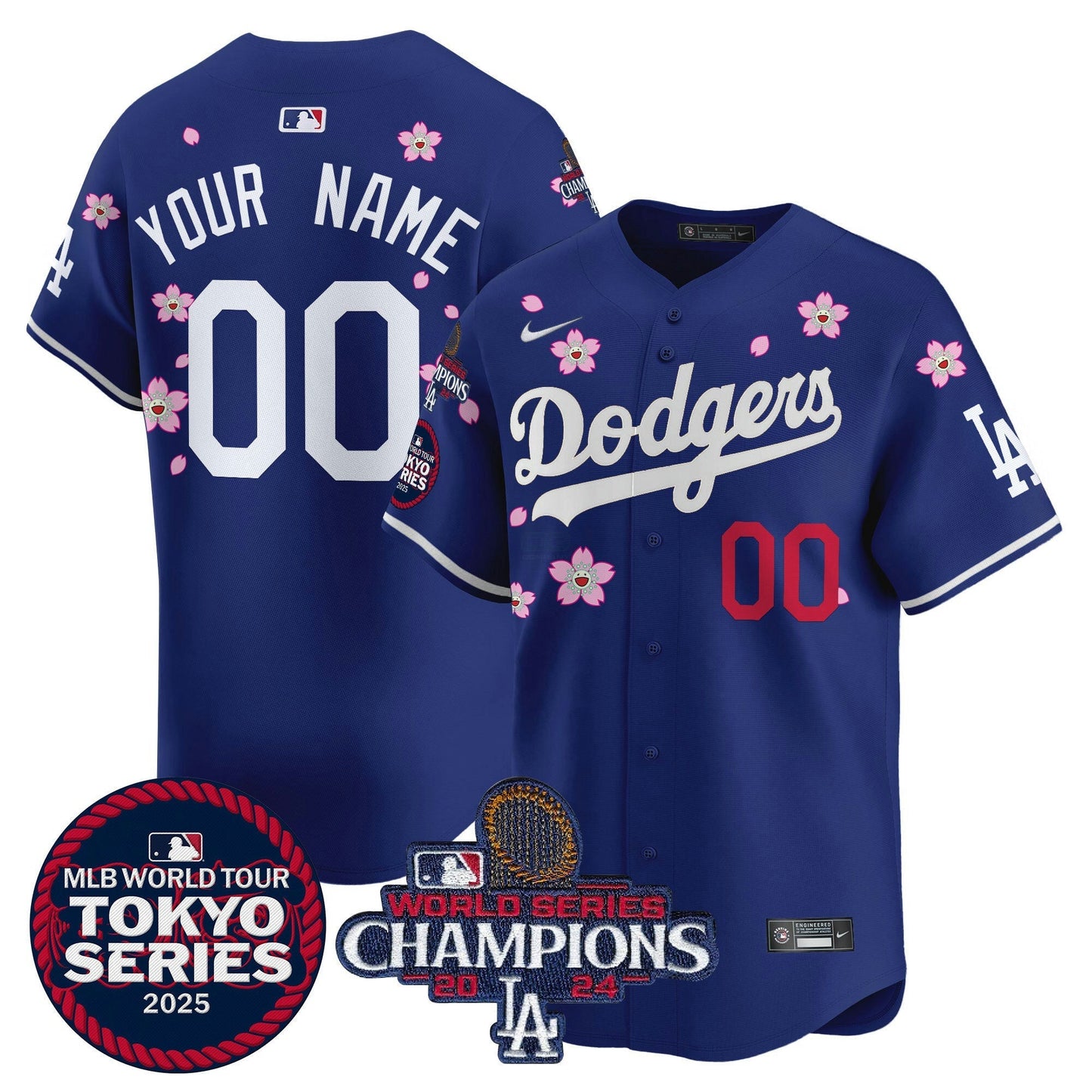 Camisa MLB Tokyo Series 2025 World Series Champions Patch Vapor Premier Limited Jersey – Stitched
