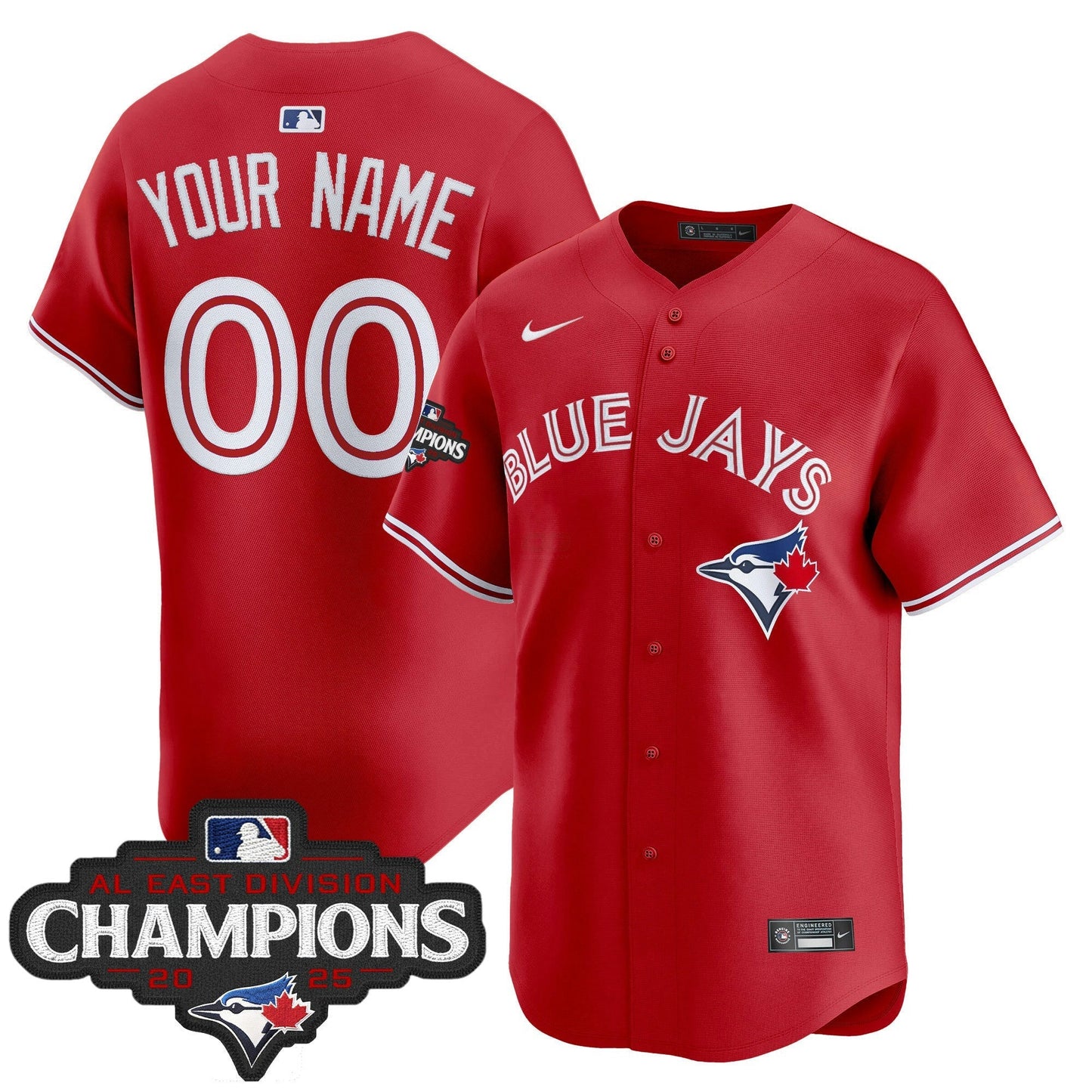 Camisa MLB Toronto 2025 AL East Division Champions Vapor Premier Limited Jersey
