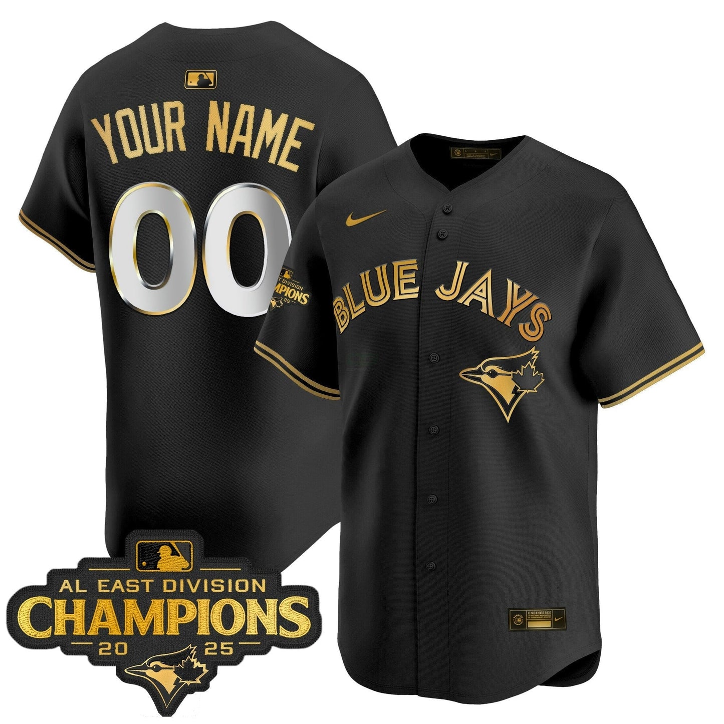 Camisa MLB Toronto 2025 AL East Division Champions Vapor Premier Limited Jersey