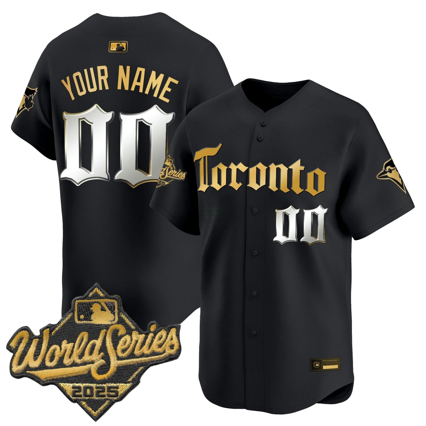 Camisa MLB Toronto 2025 World Series Vapor Premier Limited Jersey – Gothic North Edition
