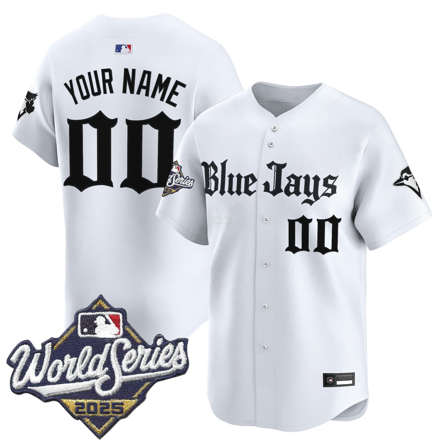 Camisa MLB Toronto 2025 World Series Vapor Premier Limited Jersey V2 – Gothic North Edition