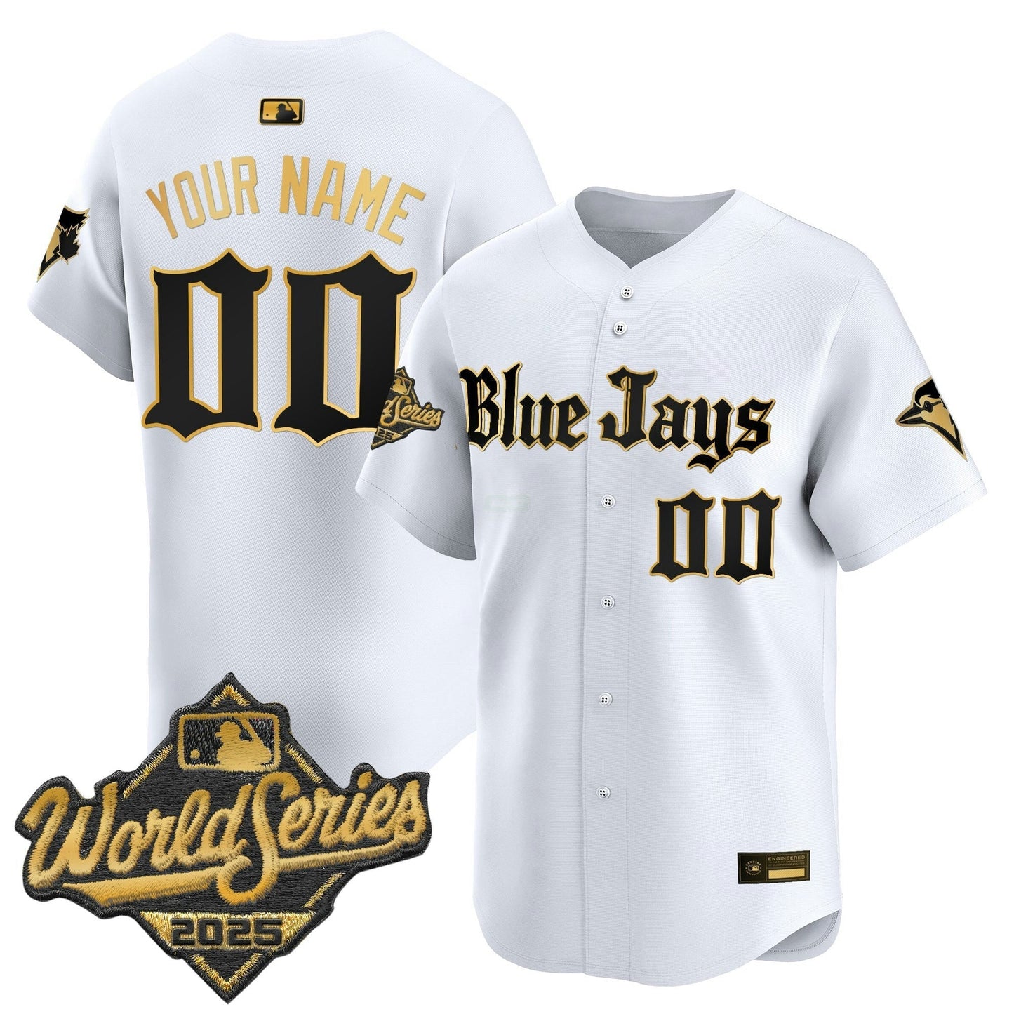 Camisa MLB Toronto 2025 World Series Vapor Premier Limited Jersey V2 – Gothic North Edition