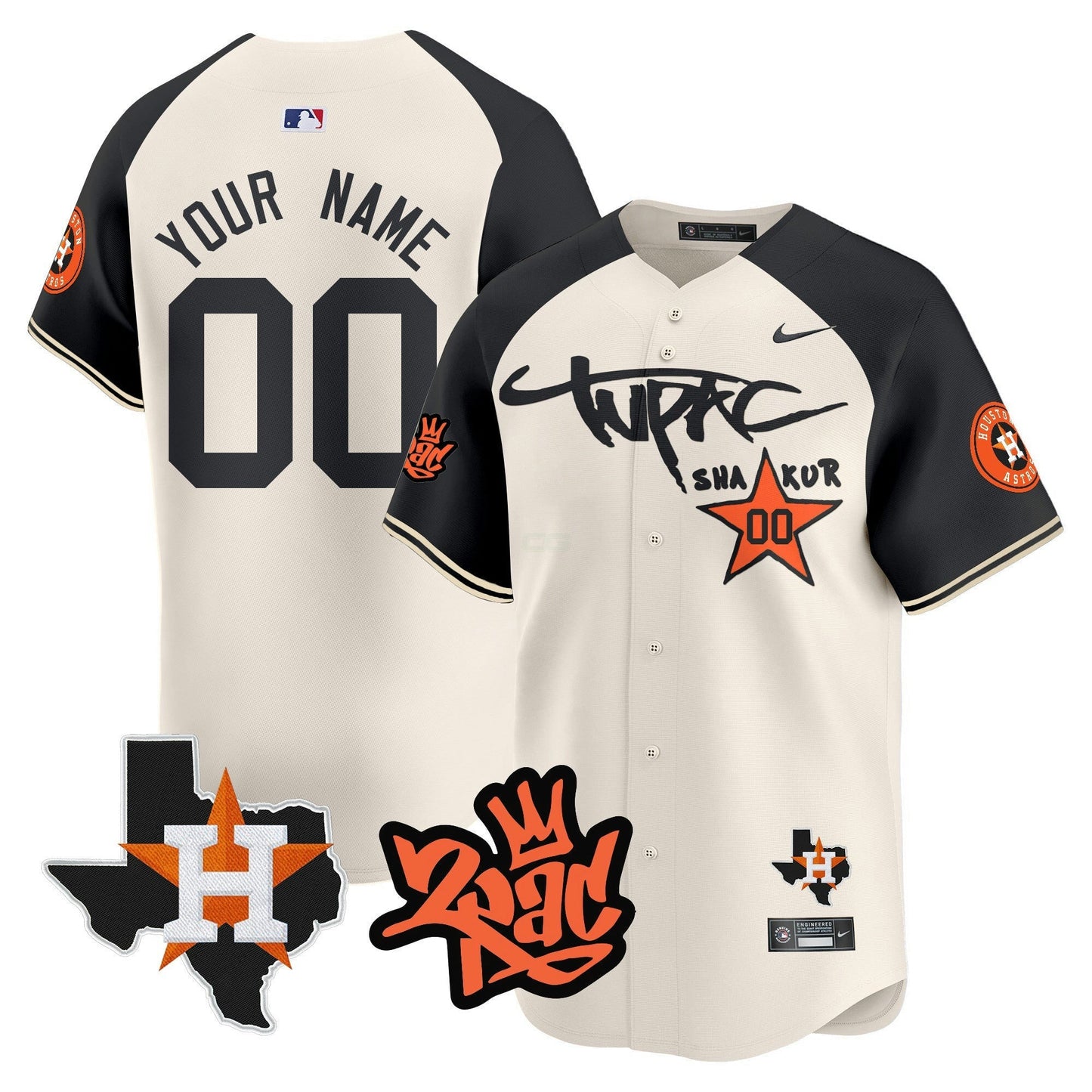 Camisa MLB Tupac Shakur Vapor Premier Limited Jersey