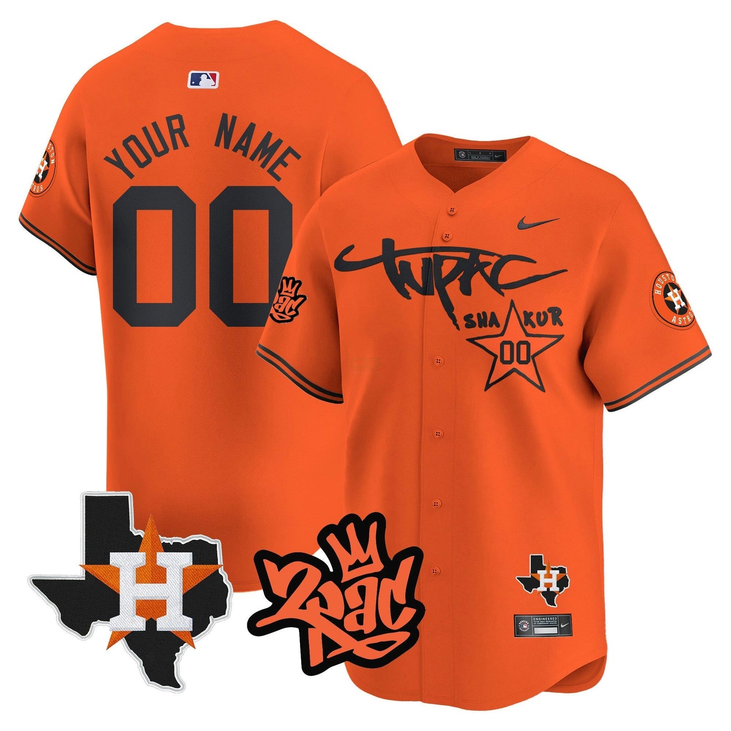 Camisa MLB Tupac Shakur Vapor Premier Limited Jersey