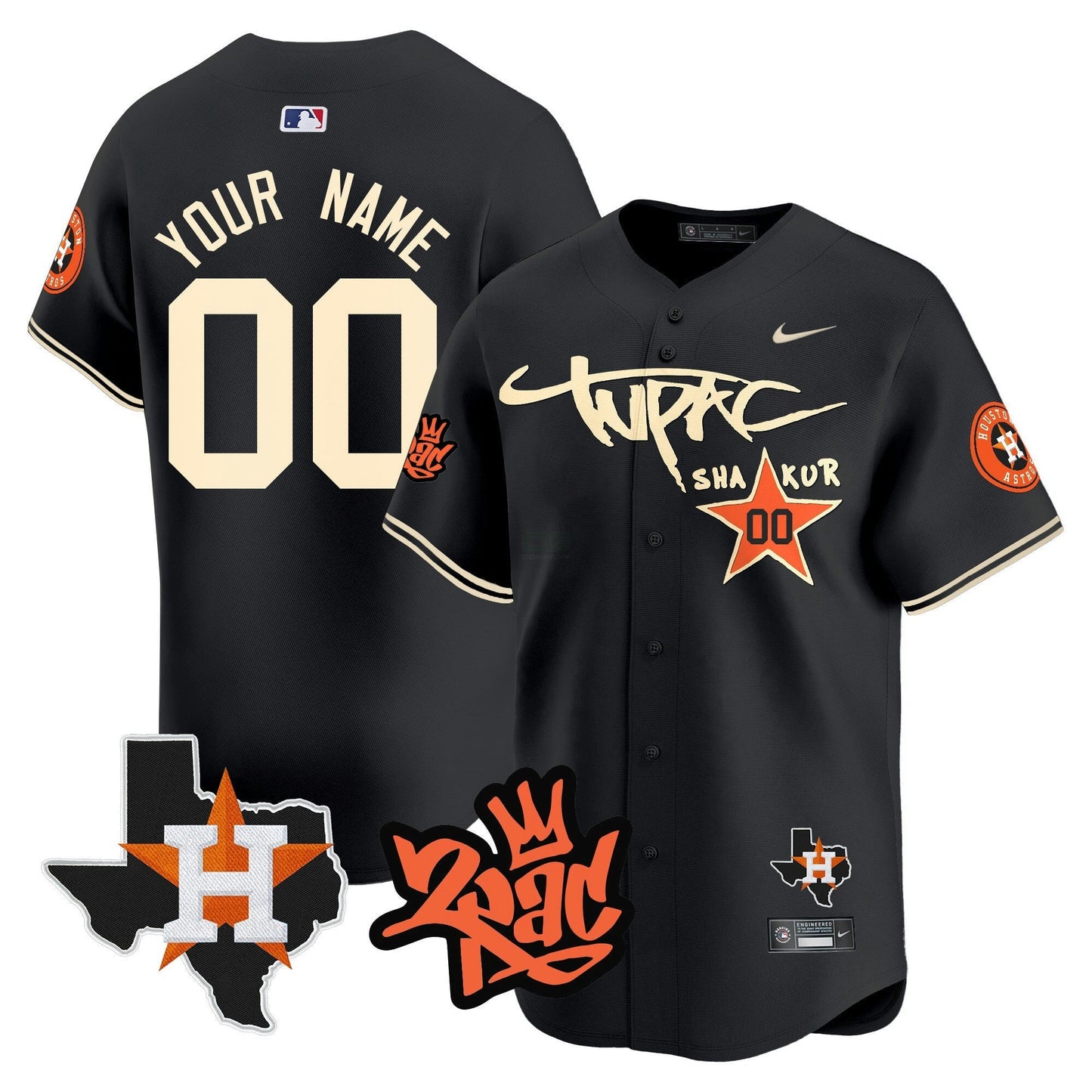 Camisa MLB Tupac Shakur Vapor Premier Limited Jersey