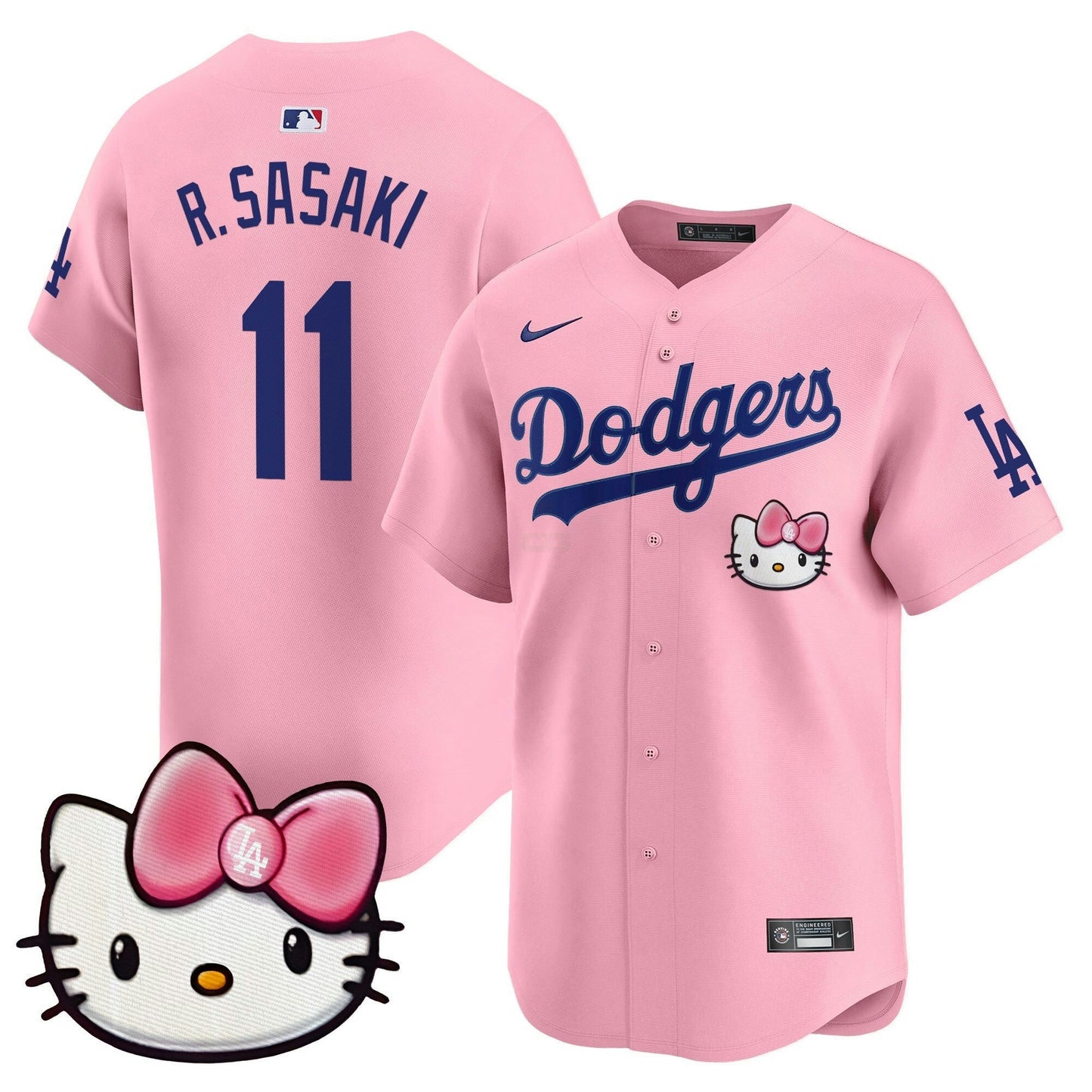 Camisa MLB Unisex 2025 Hello Kitty Vapor Premier Limited Jersey
