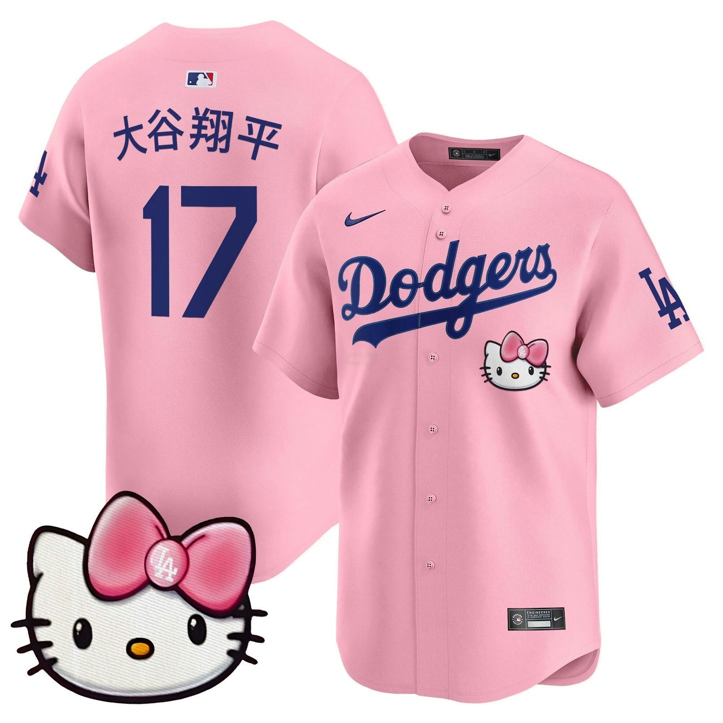 Camisa MLB Unisex 2025 Hello Kitty Vapor Premier Limited Jersey