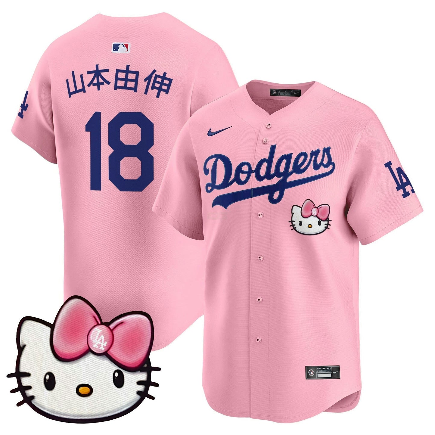 Camisa MLB Unisex 2025 Hello Kitty Vapor Premier Limited Jersey