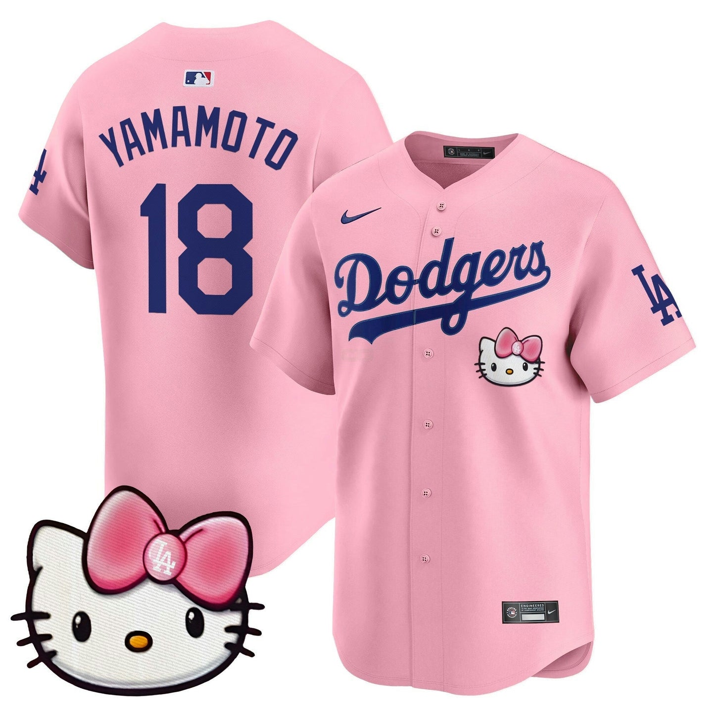 Camisa MLB Unisex 2025 Hello Kitty Vapor Premier Limited Jersey