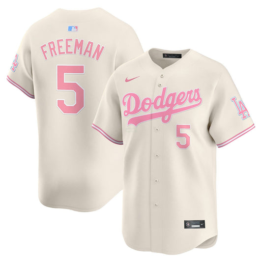 Camisa MLB Los Angeles Dodgers Unisex Bubblegum Pink Vapor Premier Limited Jersey