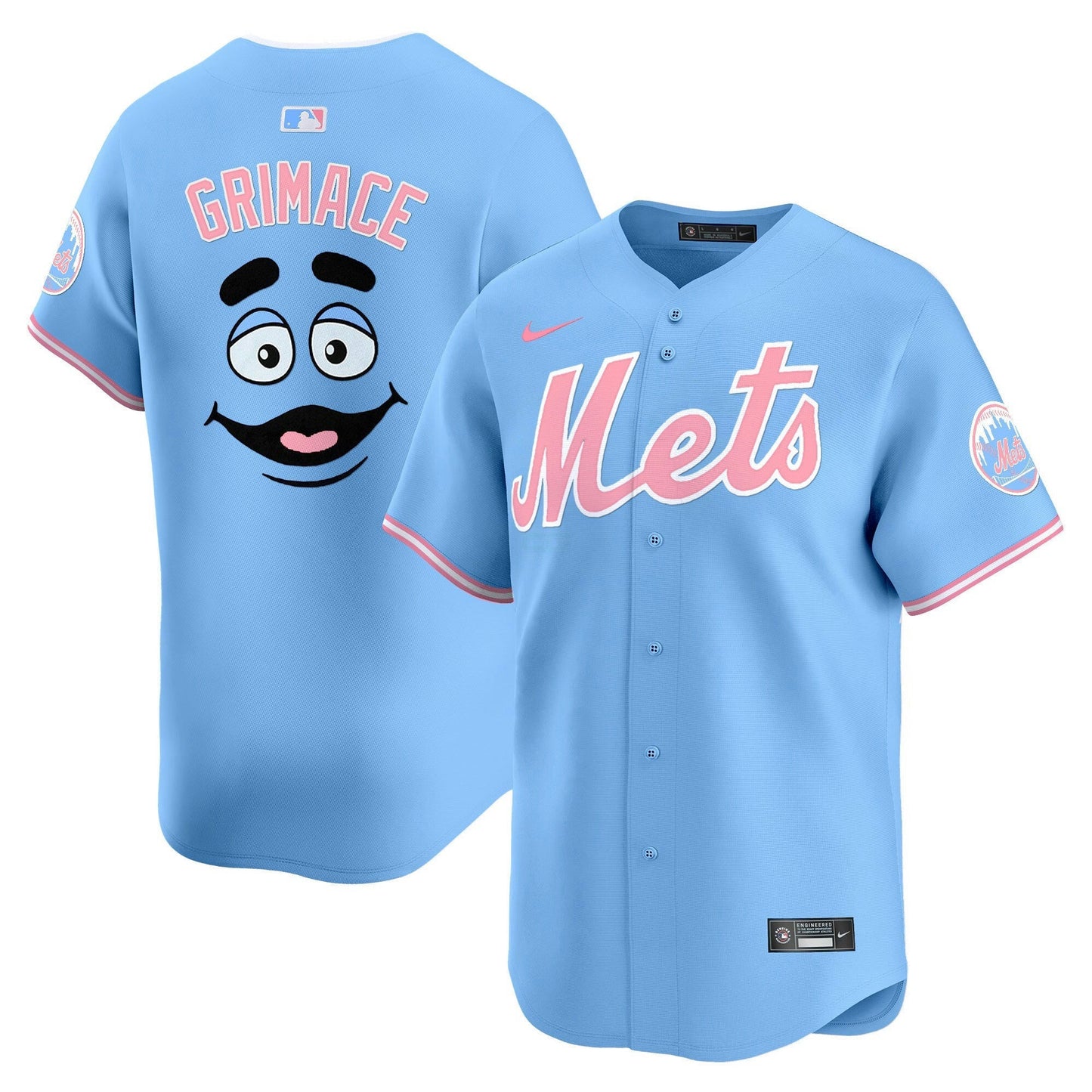 Camisa MLB New York Mets Unisex Bubblegum Pink Vapor Premier Limited Jersey